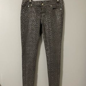 Michael Kors Shimmer Leopard Jeans